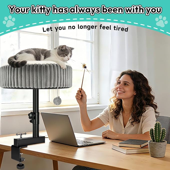 TNELTUEB Cat Desk Bed - Image 4