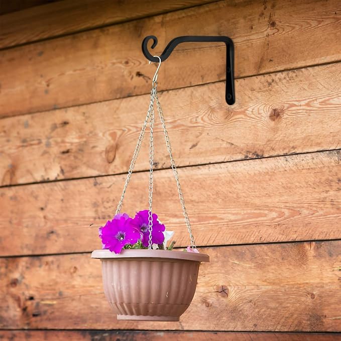2 Pack 6 Inch Plant Hanger Indoor Outdoor, Hanging Plant Bracket Wall Hooks - Image 5