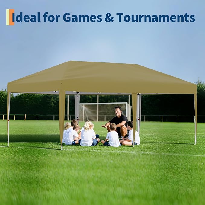 Garvee 10x10 Pop Up Canopy Tent, Heavy Duty Commercial Instant Shelter - Image 6
