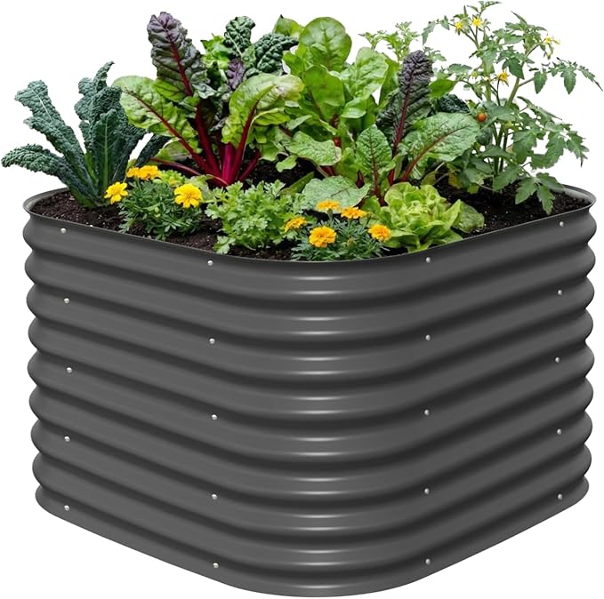 Vego garden 26" Extra Tall Raised Garden Bed Kits, 4 in 1 Modular Raised by VegoGarden