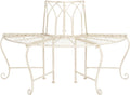 SAFAVIEH Outdoor Furniture Collection – Abia Antique White Distressed Wrought by SAFAVIEH