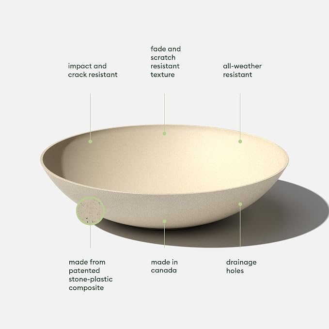 Veradek Mason Series Lane Bowl Planter| - Image 3