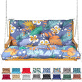Porch Swing Cushion with Backrest, Waterproof Bench Cushion by NANGELRN