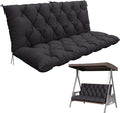 Porch Swing Cushion with Backrest, Waterproof Bench Cushion by Pakunoda
