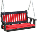 Poly Lumber Wood 4FT Mission Porch Swing Amish Craftsmandship Made in USA HDPE by Unknown