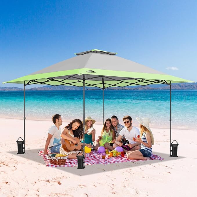 EAGLE PEAK 13x13 Straight Leg Pop Up Canopy Tent Instant Outdoor Canopy Easy - Image 8