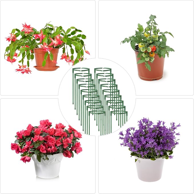 36Packs Plant Support Stake Half Round Plant Support - Image 7