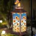 Solar Lantern Outdoor Waterproof Sunflower Butterfly Garden Decor Birthday Gifts by Unknown