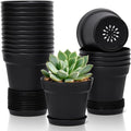 T4U 4 Inch Plant Pots 18-Pack, Small Flower Pots by T4U