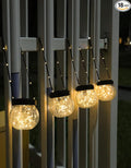 PARTPHONER Solar Lanterns Solar Lights Outdoor Waterproof 18-Pack, Solar by PARTPHONER