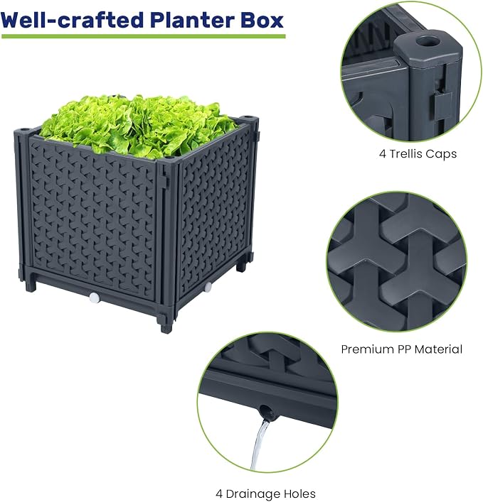 LINEX Raised Garden Bed Planter Box - Image 3