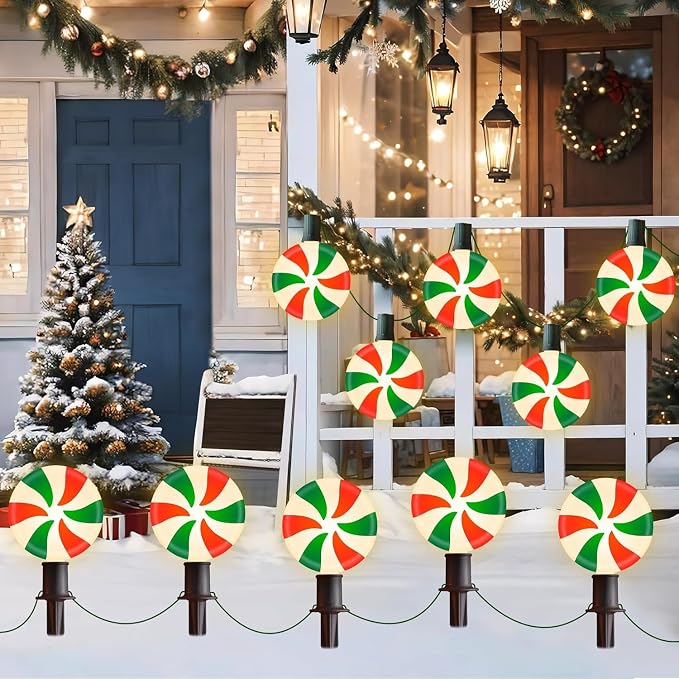 Ultimate Unicorn Christmas Lollipop Pathway Lights by UltimateUnicorn