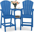 Ciokea Tall Adirondack Chairs Set of 2, HDPE Outdoor High Back Adirondack Chair by CIOKEA