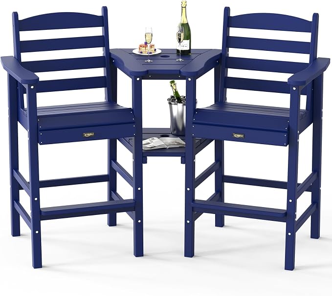 VINGLI Tall Adirondack Chairs Set of 2 by VINGLI