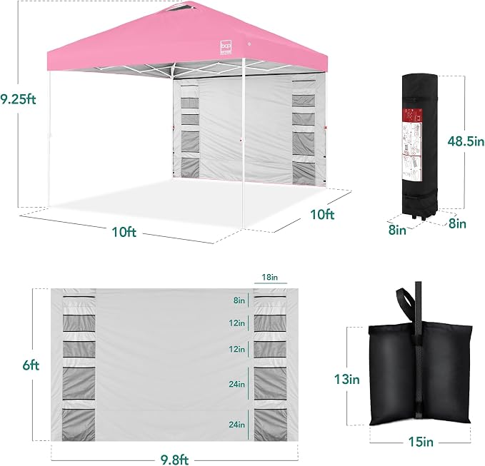 Best Choice Products 10x10ft Pop Up Canopy Tent - Image 2