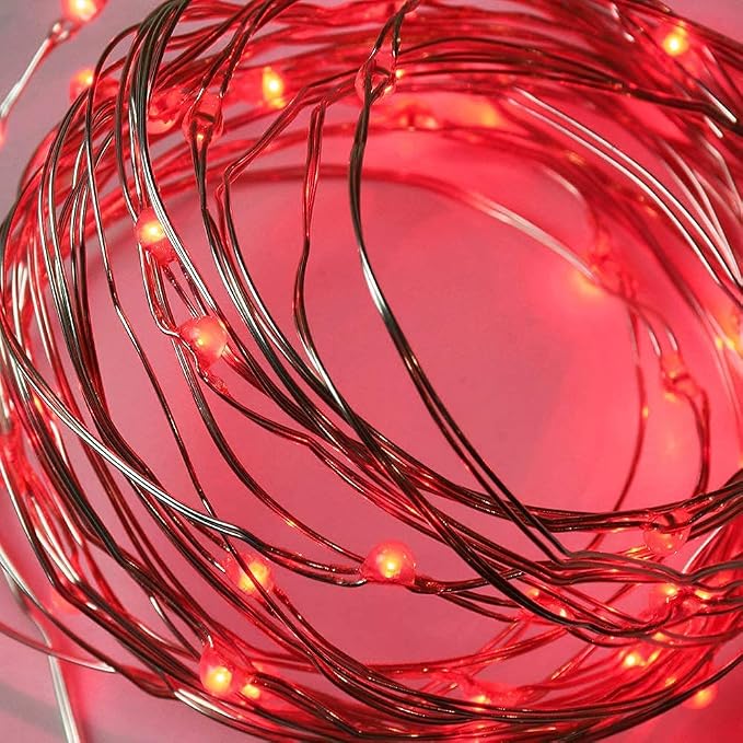 2 Pack Solar Powered Fairy String Lights Outdoor Waterproof 8 Modes Twinkle - Image 3