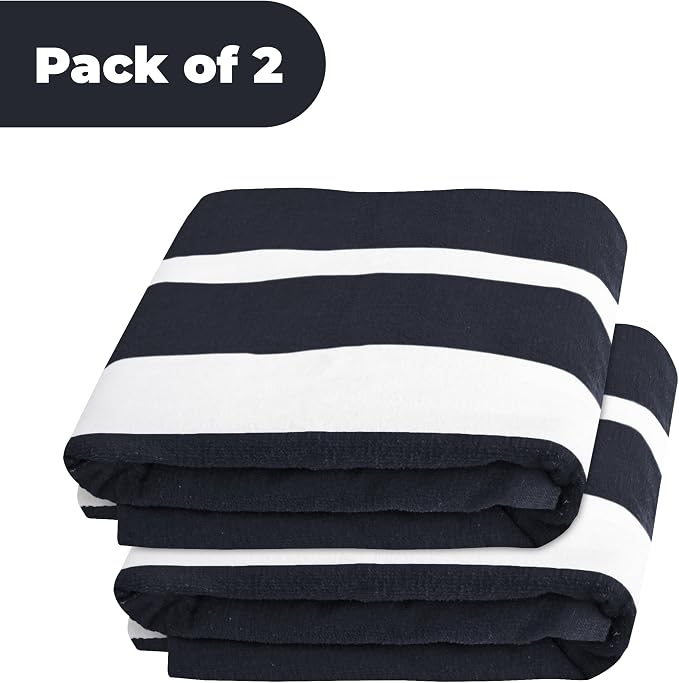 Superior Cabana Cotton Lounge Chair Cover, Outdoor Towel/Chaise Furniture Covers - Image 5