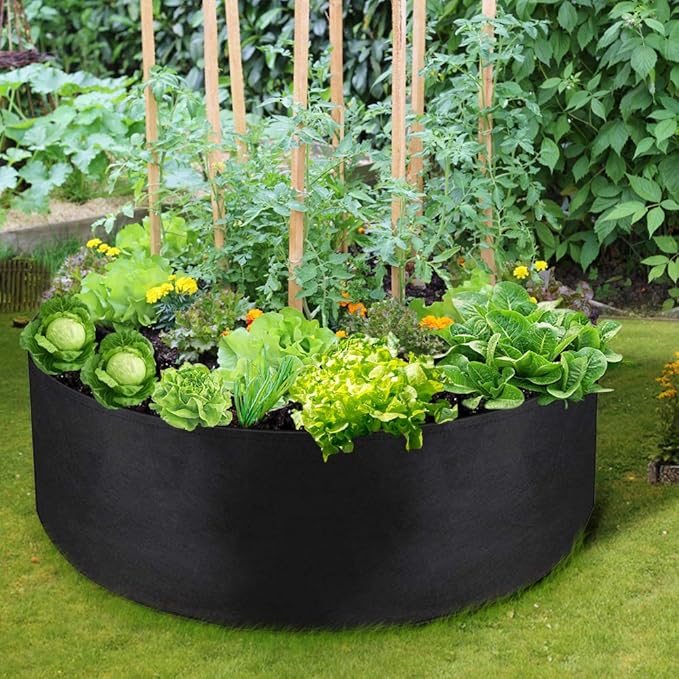 LBTING 2Pcs 50 Gallon Plant Grow Bags, Fabric Raised Planting Bed Heavy Duty - Image 7