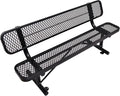 6FT/72INCH Heavy Duty Metal Park Bench by Unknown