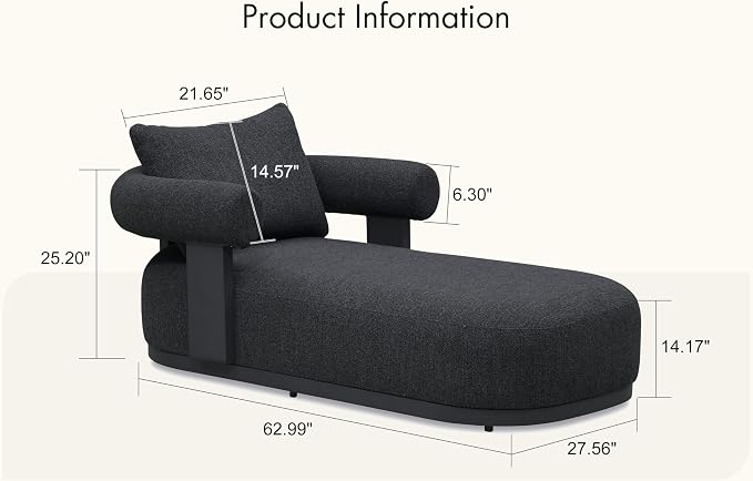 PURPLE LEAF Outdoor Chaise Lounge Set of 2 Chair Modern Aluminum Lounger Daybed - Image 2