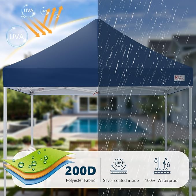 MASTERCANOPY Pop Up Canopy Tent Commercial Grade 10x10 Instant Shelter - Image 6