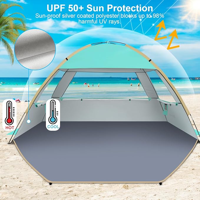 Gorich Beach Tent Sun Shelter for 3/4-5/6-7/8-10 Person - Image 3