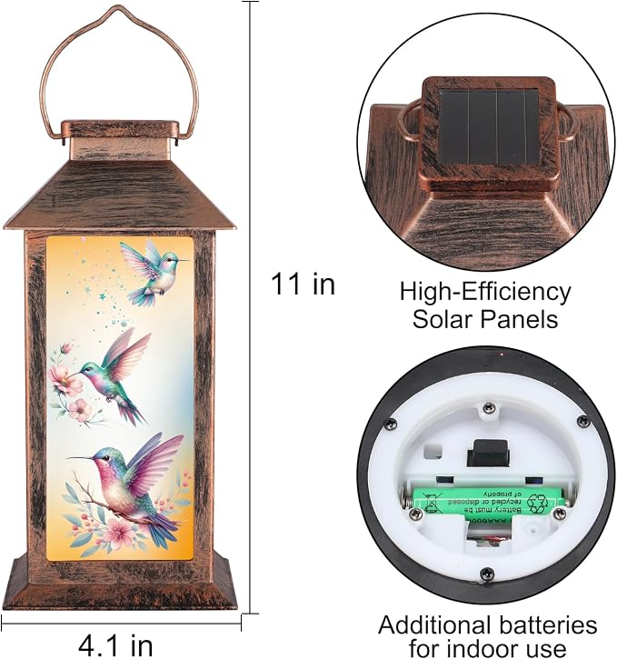 Solar Hanging Lanterns, 3 LED, Waterproof, Outdoor Gatherings, and Gifting - Image 2
