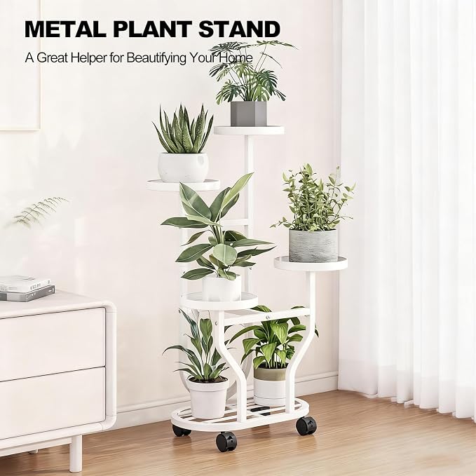Plant Stand Indoor Outdoor 4 Tier Flower Holder - Image 7