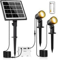 MEIHUA Solar Spotlights Outdoor 2 in 1, Solar Powered Landscape Spotlights by MEIHUA