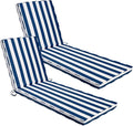 Chaise Lounge Cushions Outdoor Set of 2 by Iheqard