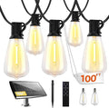 100FT Solar String Lights Outdoor Waterproof, Solar Patio Lights by Bdrofn