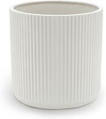 Amazon Basics Fluted Ceramic Round Planter by AmazonBasics