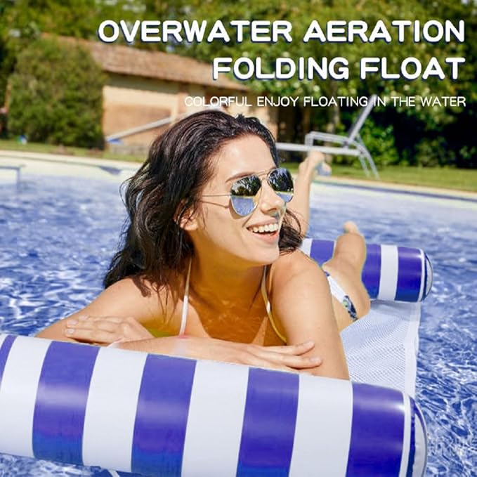 2-Pack Swimming Pool Float Hammock, Water Hammock Lounge - Image 2