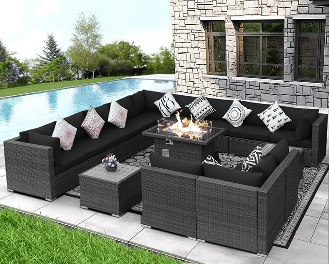 NICESOUL 15 Piece Outdoor Patio Furniture Set - Image 2