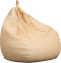 Big Joe Tuffet Weatherproof Bean Bag Chair, Natural Basket Weave, Breathable by BigJoe