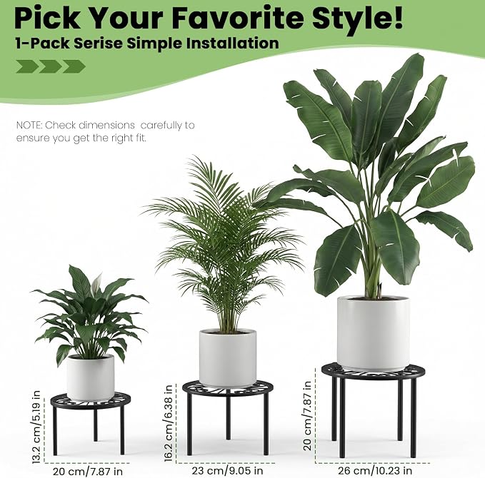 TOSKING Heavy Duty Metal Plant Stand - Image 9