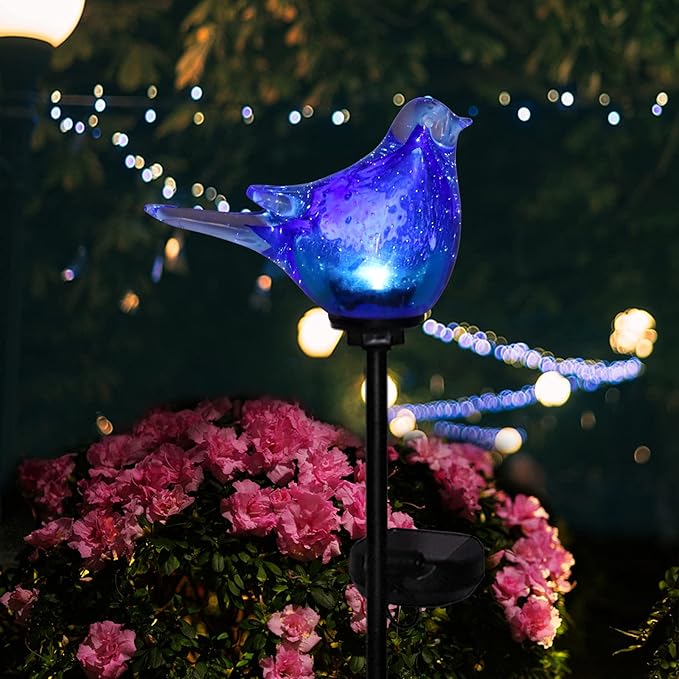 Afirst Solar Bluebird Garden Stake Lights - Image 6