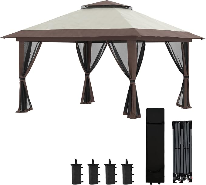 Outsunny 13' x 13' Pop Up Gazebo by Outsunny