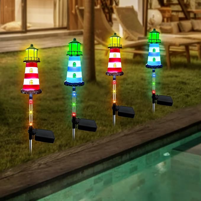 Solar Lights Outdoor 2 Pack, Solar Garden Lamps, Outdoor Decorations, Garden - Image 2