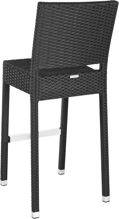 Safavieh Home Collection Bethel Black Indoor/ Outdoor 29.5-inch Bar Stool - Image 5