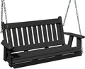 Mission Poly Lumber Wood 5FT Porch Swing Amish Craftsmandship Made in USA HDPE by Unknown