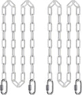 SELEWARE 2 Pack Hanging Swing Chains Kit, 100 Inch Plastic Coated Hanging Chains by SELEWARE