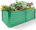 Land Guard 6×3×2 ft Galvanized Metal Raised Garden Bed, 2FT Deep Root Elevated by LandGuard
