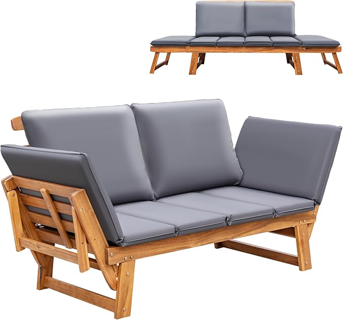 Greesum Patio Convertible Couch Sofa Bed by BuynowfromGreesum