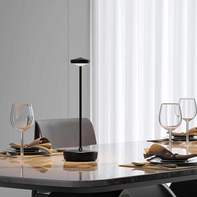 Rechargeable LED Cordless Table Lamp, 5000 mAh Touch Outdoor Table Lamp - Image 5
