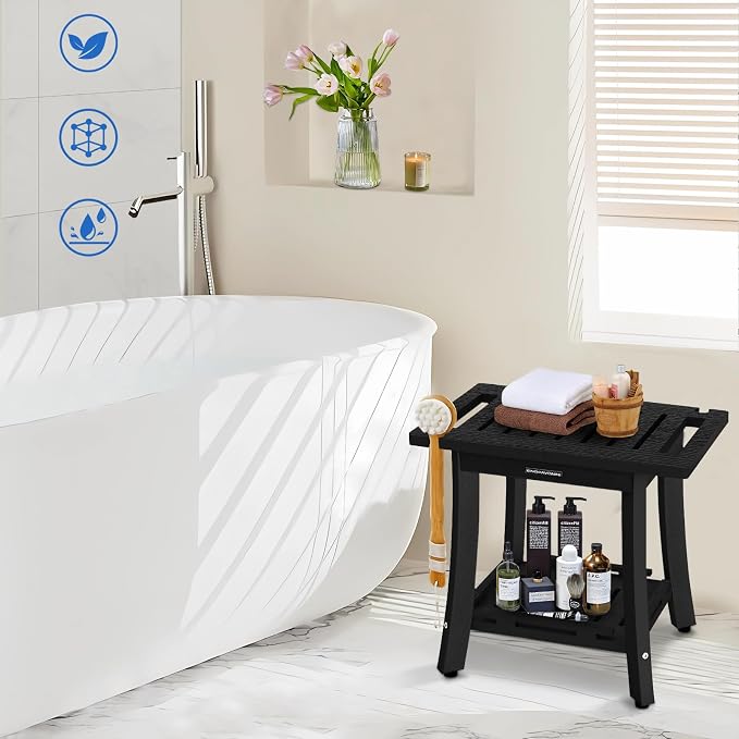 KingPavonini HDPS Shower Stool, Waterproof Shower Benches - Image 6