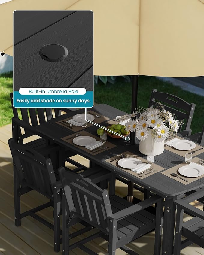 Ciokea HDPE Outdoor Dining Table - Image 5