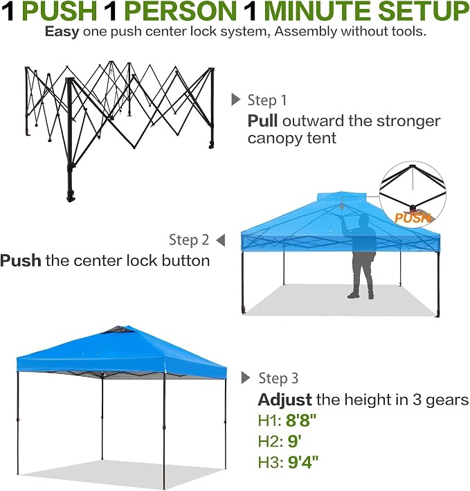 10'x10' Pop Up Canopy Tent - Image 4