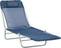 Outsunny Folding Chaise Lounge Chair, Pool Sun Tanning Chair, Outdoor Lounge by Outsunny
