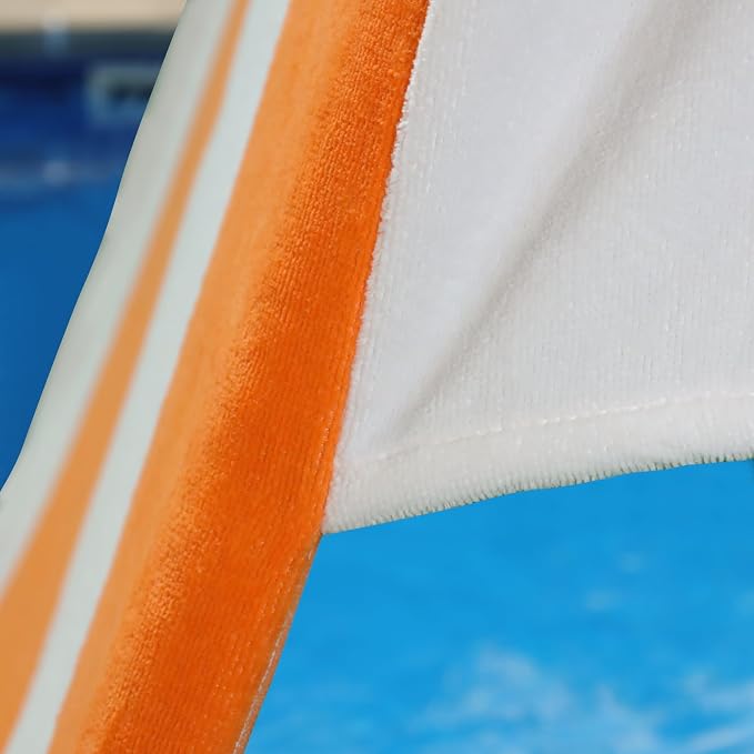 Superior Cabana Cotton Lounge Chair Cover, Outdoor Towel/Chaise Furniture Covers - Image 7